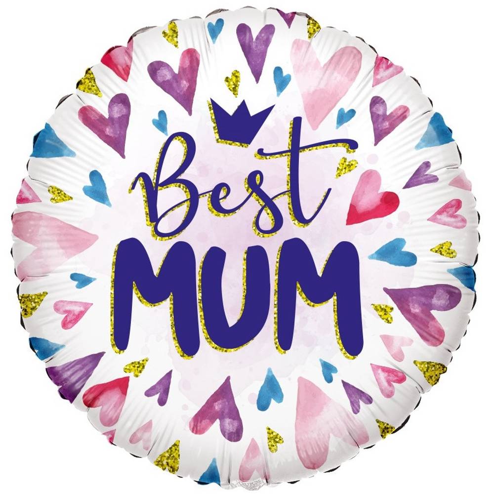 Ballon Eco Best Mum Rund mix D45cm
