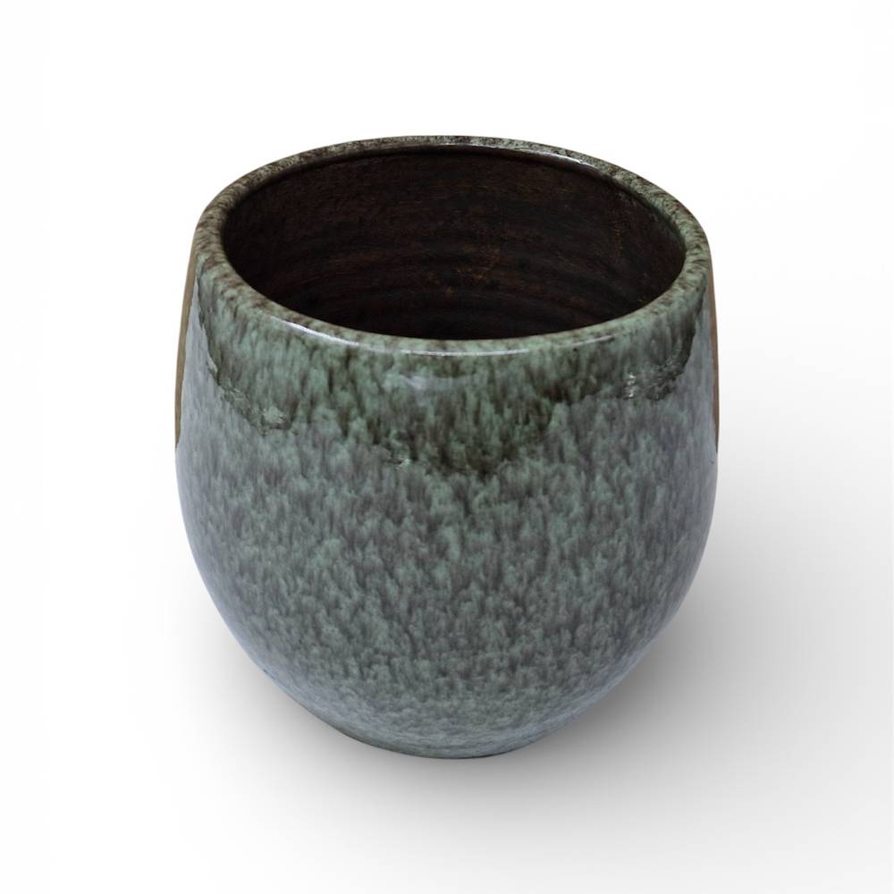 Keramik Übertopf Dana grün D19cm H17cm