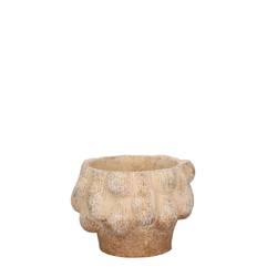 Keramik Übertopf Neppy creme D13cm H09cm 