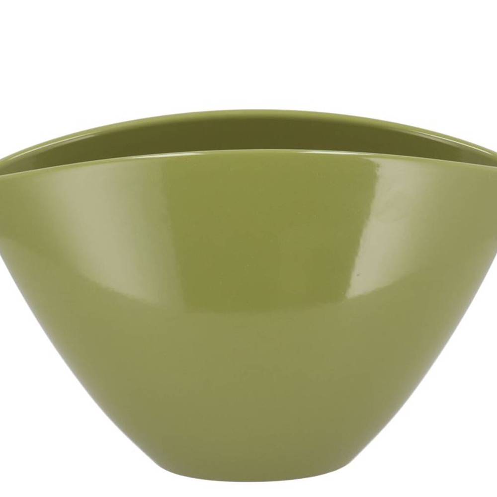 Keramik Orchidee Schale Amazone grün 28x17cm