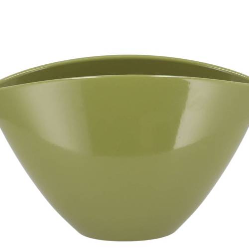 Keramik Orchidee Schale Amazone grün 28x17cm