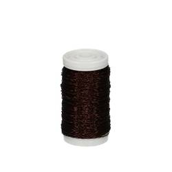 Bouillon Effektdraht braun 0.3mm 100g