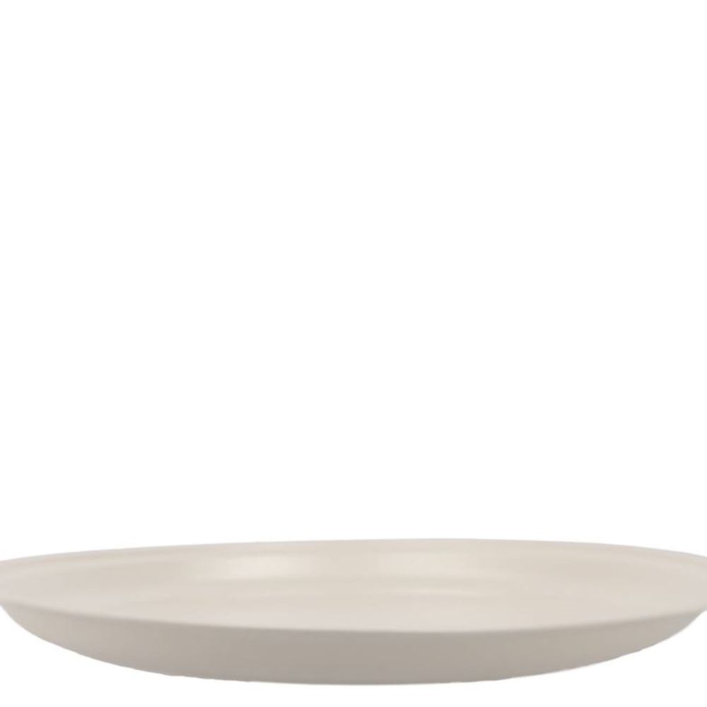 Zink Schale grau D38cm