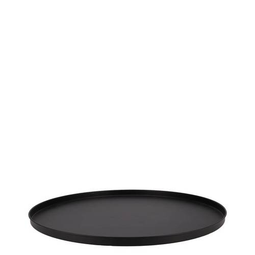 Teller Metall Wild schwarz 26x02cm