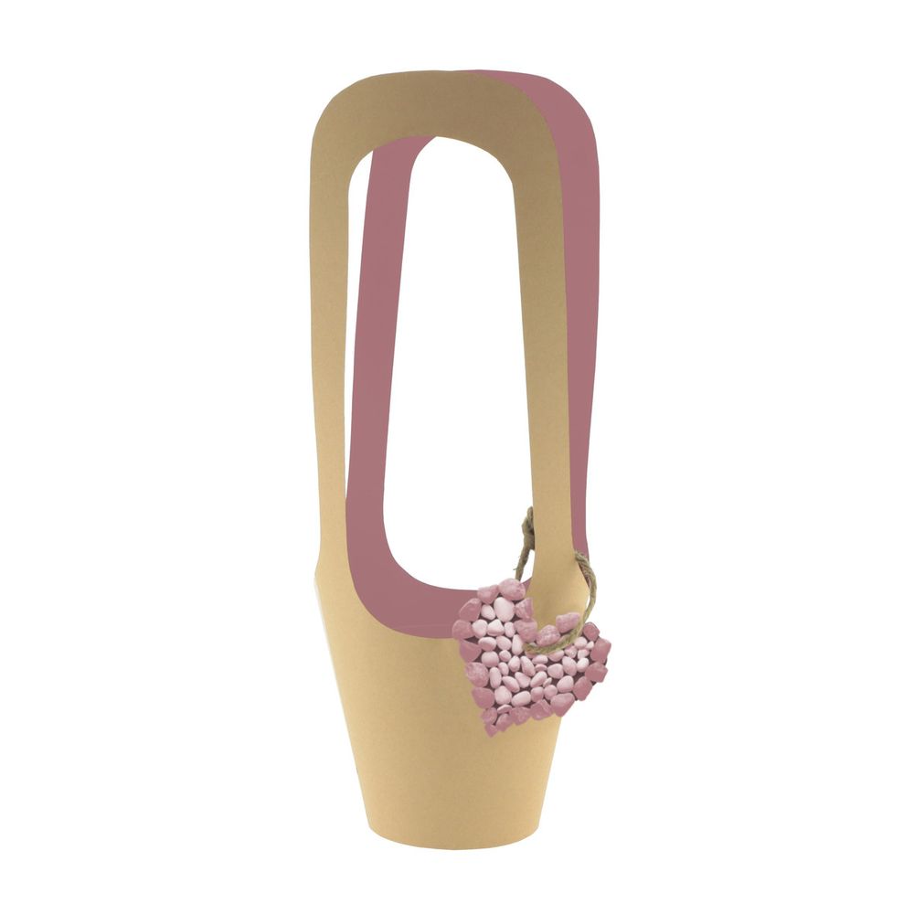 Tasche Love Rocks rosa 13x38cm