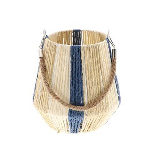 Laternen Jorck blau D24cm H25cm