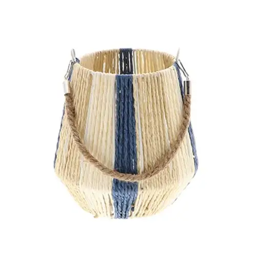 Laternen Jorck blau D24cm H25cm