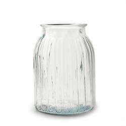 Glas Vase Kely D15cm H20cm