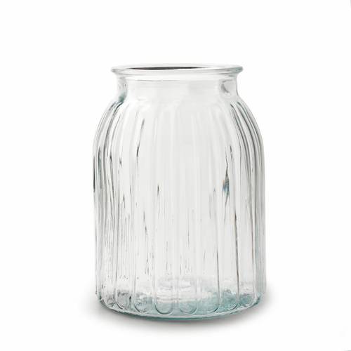 Glas Vase Kely D15cm H20cm