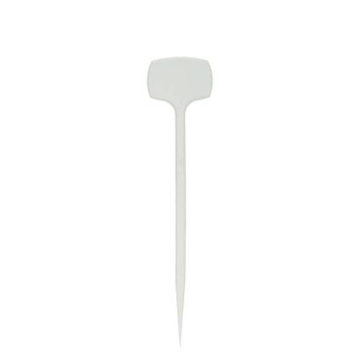 Stecketiketten weiss recht 12cm