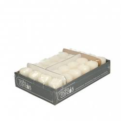 Stumpfkerze Safe wollweiss D04cm H06cm