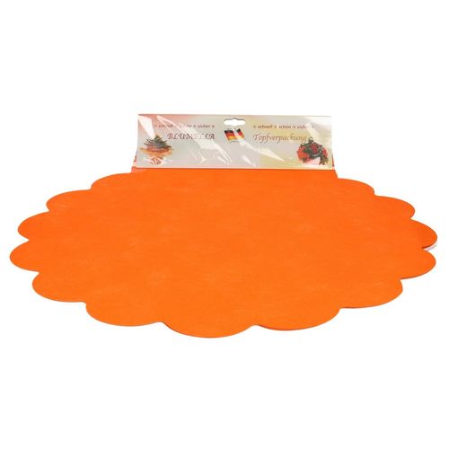 Dekostoff Blatt Blumella orang D54cm x25