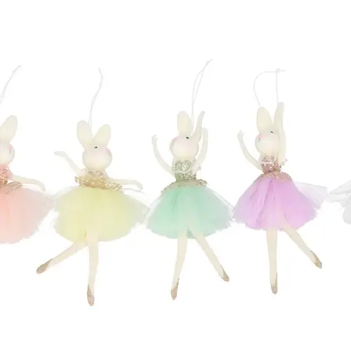 Hänger Hase Ballet Dreamy mix pastel 10x22cm