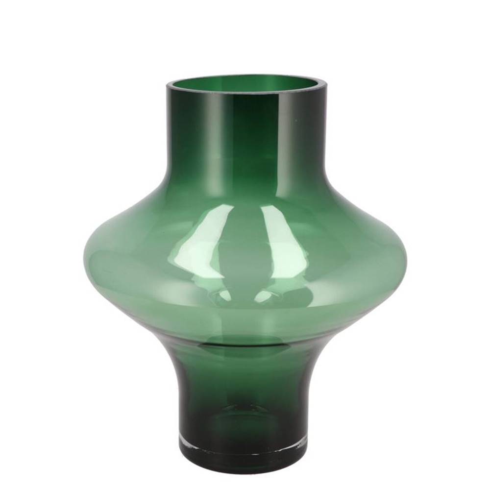 Glas Vase Filou dunkel grün D22cm H25cm