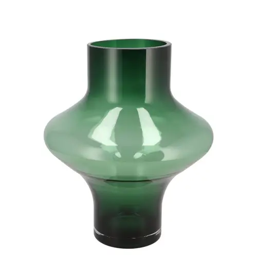 Glas Vase Filou dunkel grün D22cm H25cm