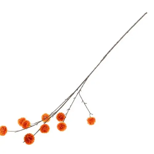 Seiden Dahlia Pompon orange  L100cm