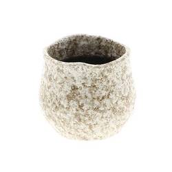 Keramik Übertopf Cascale sand D16cm H14cm