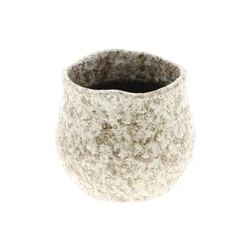 Keramik Übertopf Cascale sand D16cm H14cm