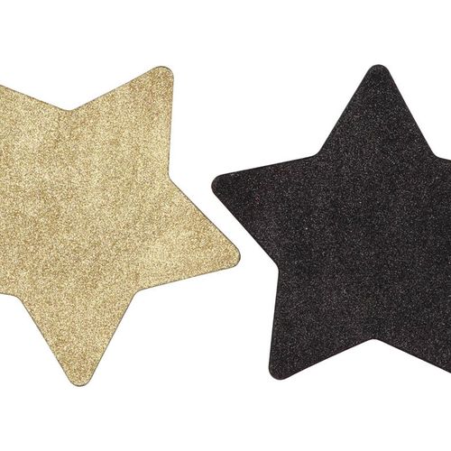 Melamine Teller Stern schwarz gold 28x28x1cm