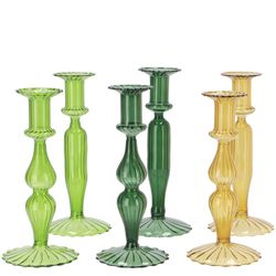 Kerzenständer Forest grün mix D09cm H20cm