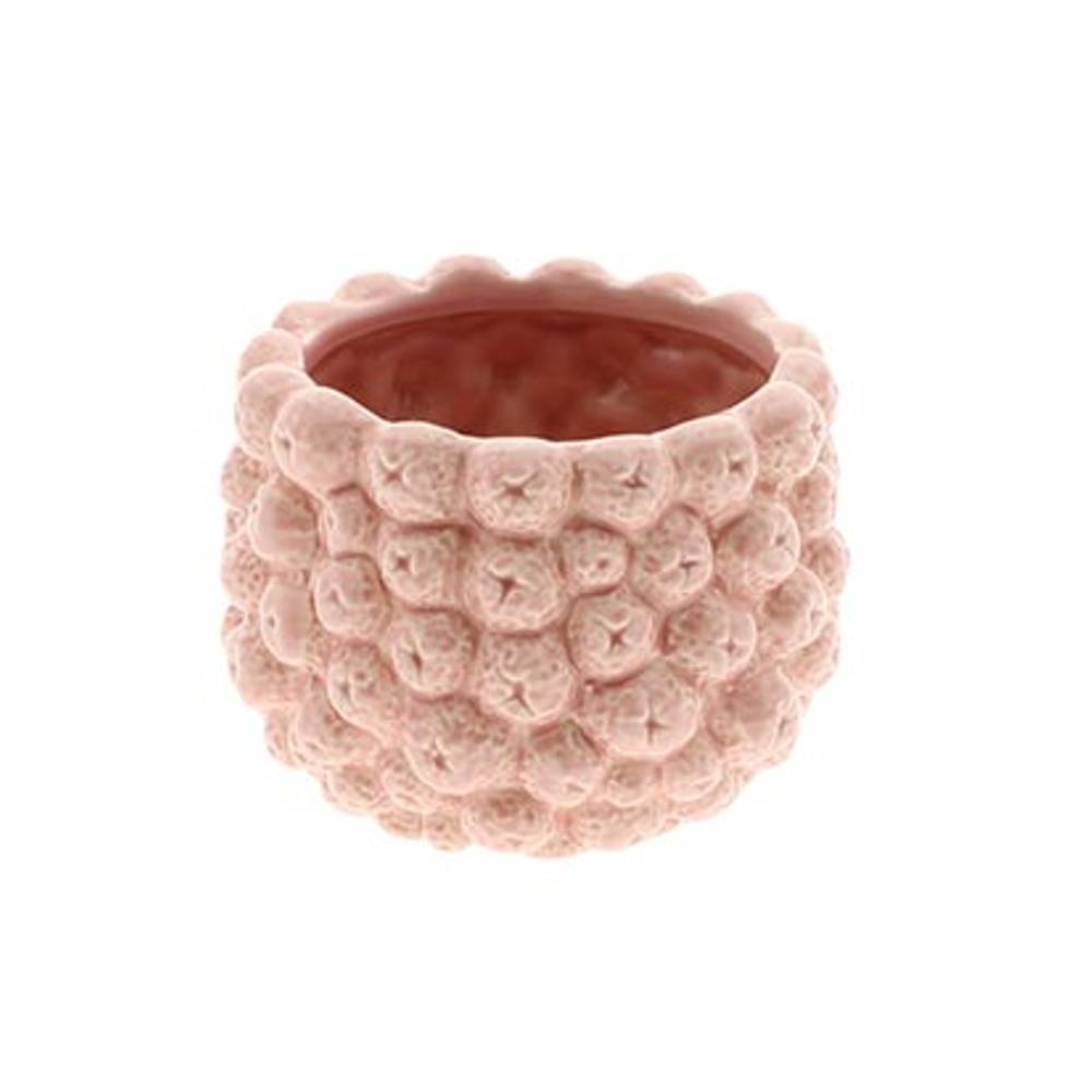 Keramik Übertopf Frutti rosa D14.5cm H11cm