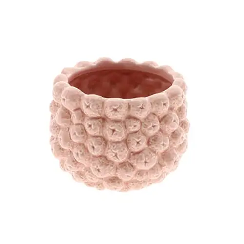Keramik Übertopf Frutti rosa D14.5cm H11cm