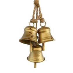 Hänger Tingle Bell gold D08cm H40cm