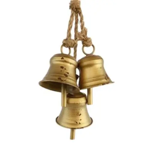 Hänger Tingle Bell gold D08cm H40cm