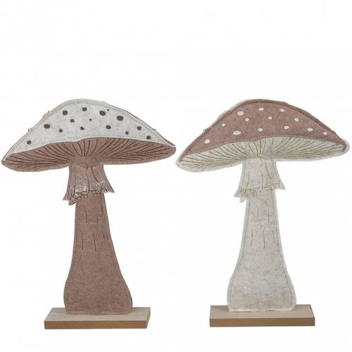 Pilz braun mix 22.5x05x30.5cm