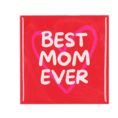 Fliese Best Mom rot 10x10x01cm