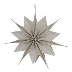 Hänger Stern Filz grau D40cm H07cm