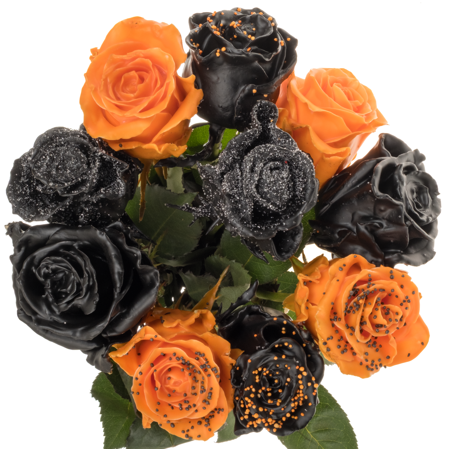 Rose wachs mix Choco Halloween duftend 70cm