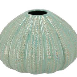 Keramik Vase Urchin grün 22x22x14cm