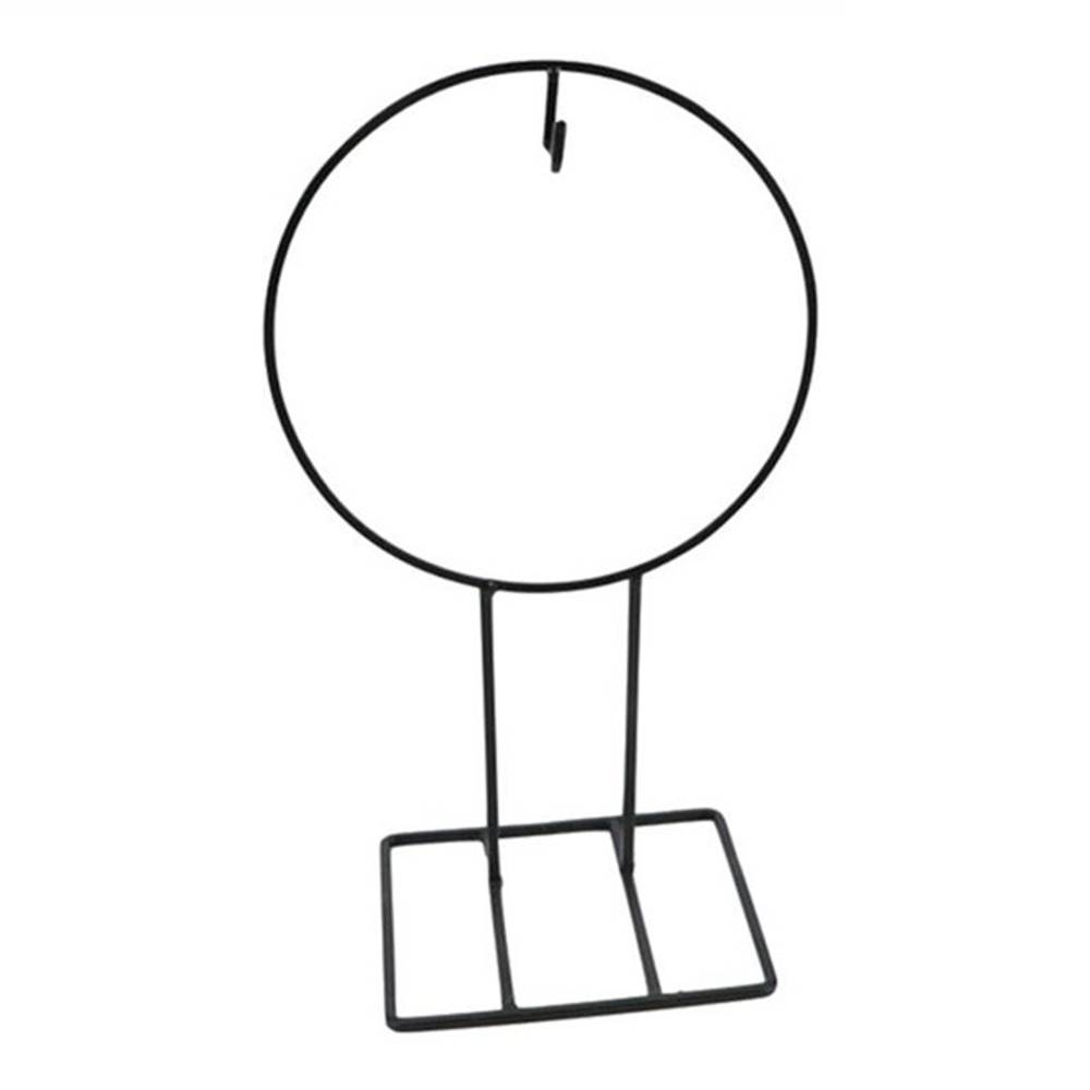 Eisenring auf Fuss schwarz D26cm H45cm