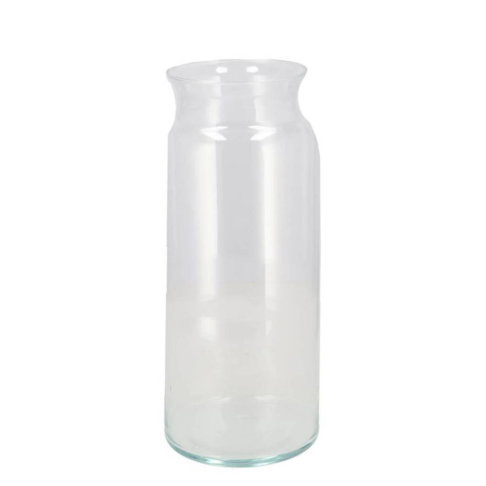 Glas Vase Milchkanne D30cm H12cm