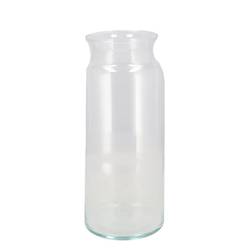 Glas Vase Milchkanne D30cm H12cm