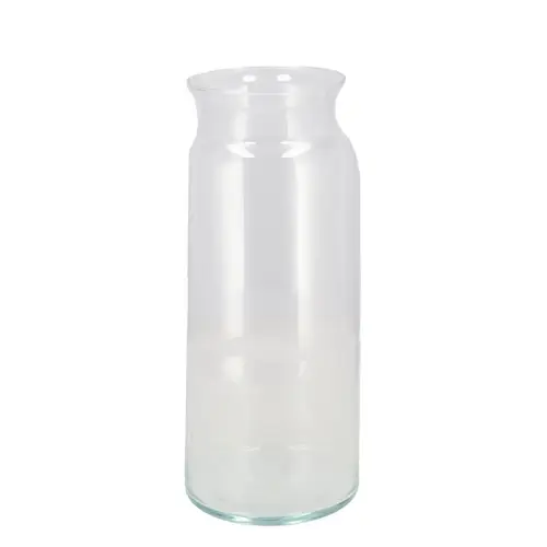 Glas Vase Milchkanne D30cm H12cm