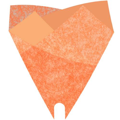 Tüte Louise orange 50x44cm x50 
