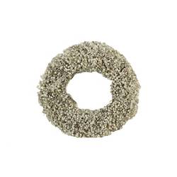 Kranz Flax gebleicht D40cm