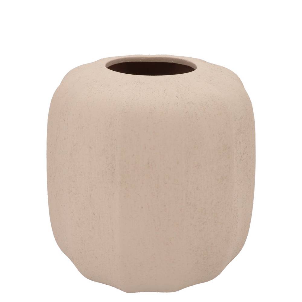 Keramik Vase Sidney Sand creme 23x23x25cm