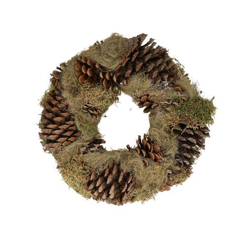 Kranz Tannenzapfen Moos D25cm