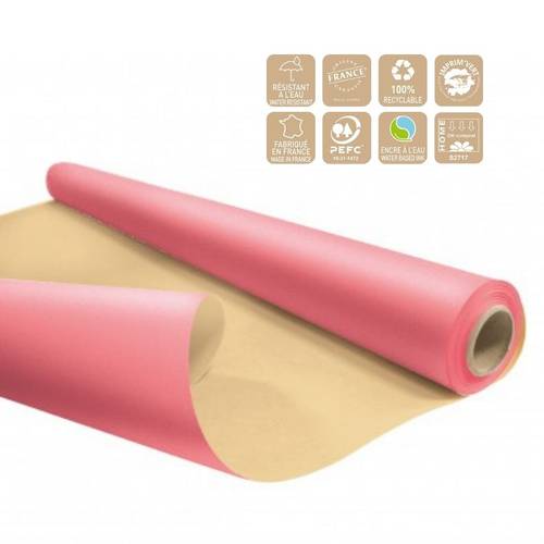 Papier Rolle Eco 80cm wasserb. Fuchsia 25m