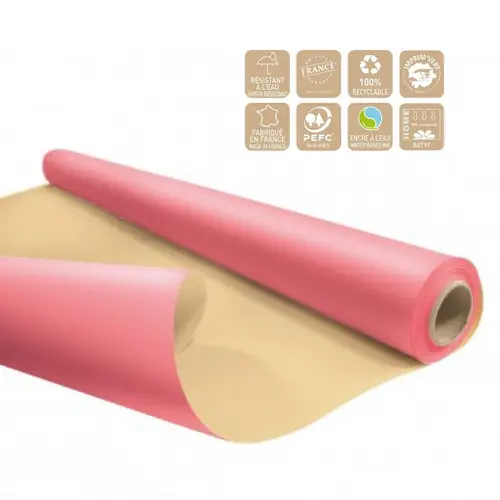 Papier Rolle Eco 80cm wasserb. Fuchsia 25m