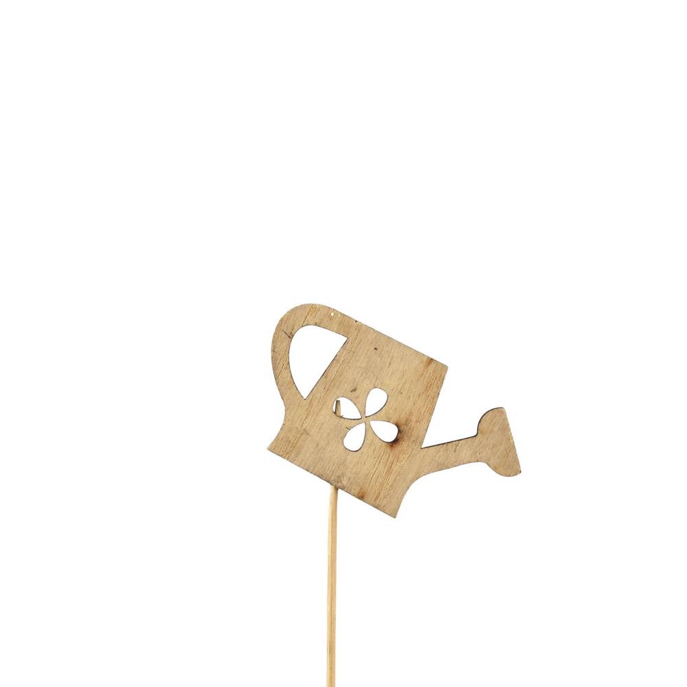 Giesskanne auf Stab braun L12cm D04.5cm