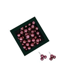 Kugel auf Draht mix dunkel rosa D02.5cm x144