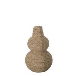 Chalki Vase Seil braun D22cm H35cm 