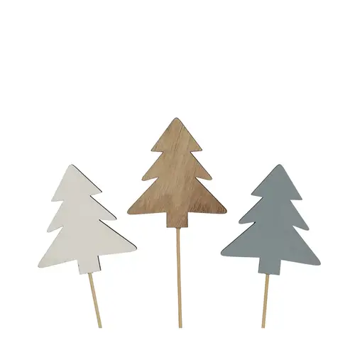 Baum auf Stab holz mix D08cm  20cm
