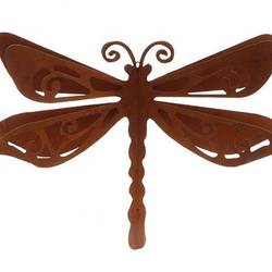 Wandaufhänger Libelle rostig D50cm