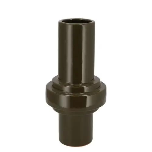 Keramik Vase Oxford Tube grün 16x16x31cm