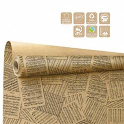 Papier Rolle 80cm Récital natur/schwarz 40m